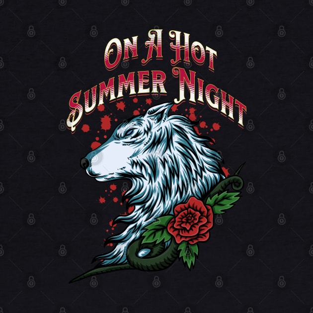 Hot Summer Night - Wolf & Rose by RockReflections